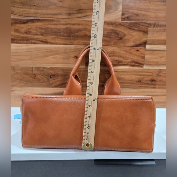 TIFFANY & FRED Paris Bag Tote Caramel color genuine Leather NEW - Picture 10 of 17